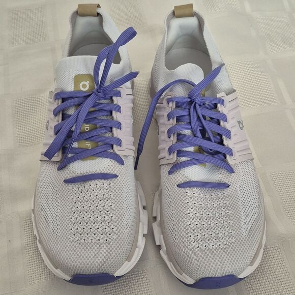 On Running Cloud Swift Light Gray and Lavender Sneakers - Picture 5 of 16